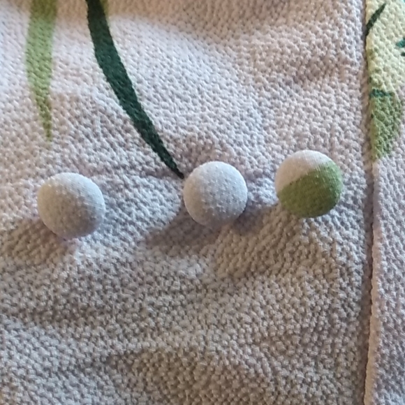 NWT Jennifer Lopez Floral Ruffled Wrap Dress Palm Trees - Picture 2 of 7